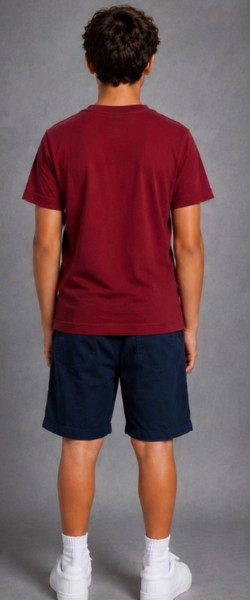 Camiseta Peacock Confort - Marsala