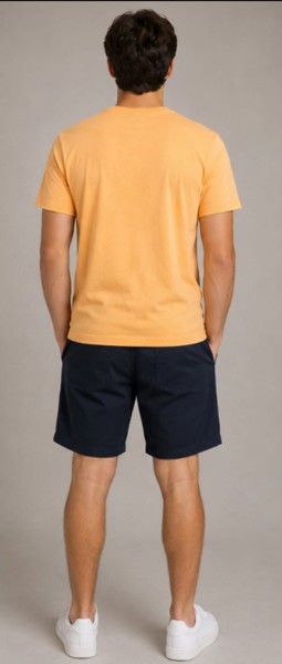 Camiseta Peacock Confort - Tangerina