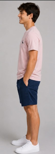 Camiseta Peacock Confort Rosê