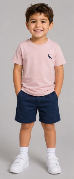 Camiseta Peacock Confort Rosê