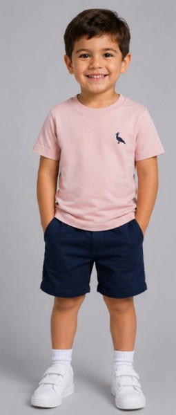 Camiseta Peacock Confort Rosê
