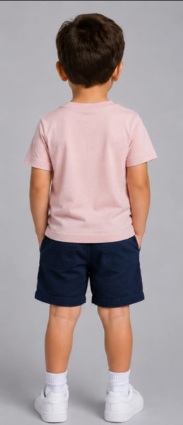 Camiseta Peacock Confort Rosê