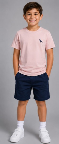 Camiseta Peacock Confort Rosê
