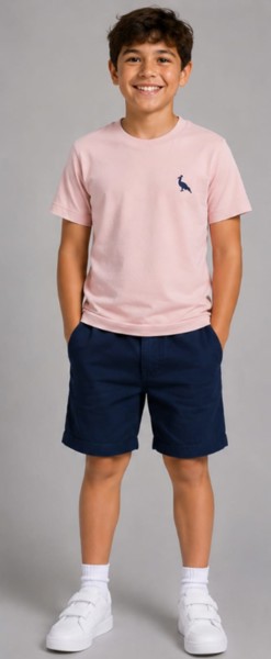 Camiseta Peacock Confort Rosê