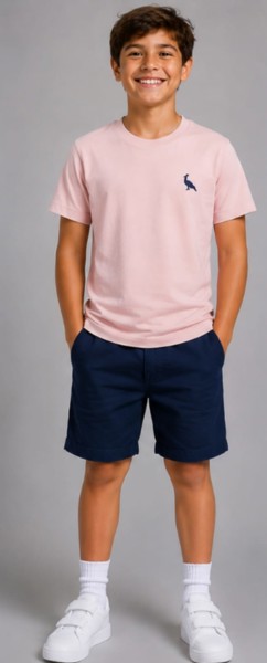 Camiseta Peacock Confort Rosê