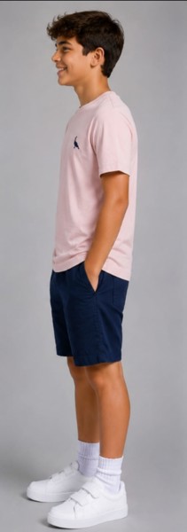 Camiseta Peacock Confort Rosê