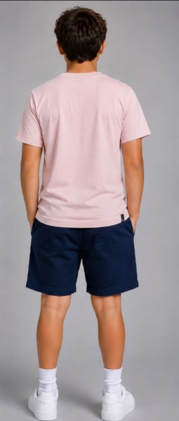 Camiseta Peacock Confort Rosê