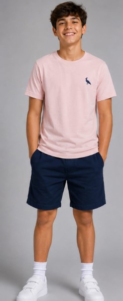 Camiseta Peacock Confort Rosê