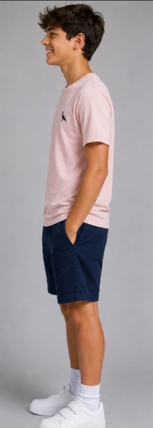 Camiseta Peacock Confort Rosê
