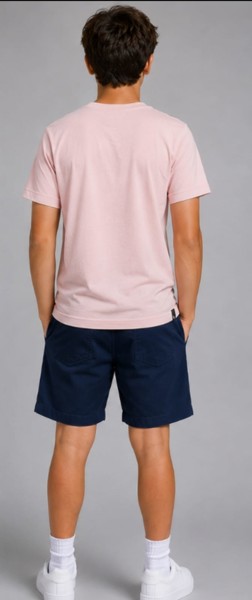 Camiseta Peacock Confort Rosê