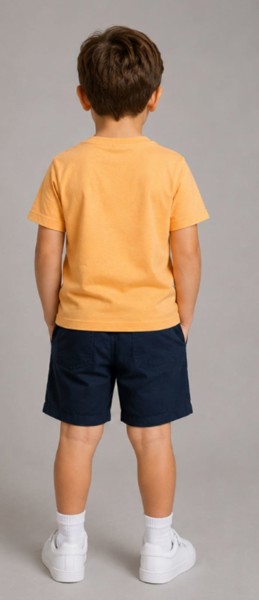 Camiseta Peacock Confort - Tangerina