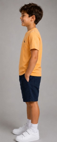 Camiseta Peacock Confort - Tangerina