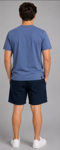 Camiseta Peacock Confort - Azurro