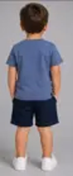 Camiseta Peacock Confort - Azurro