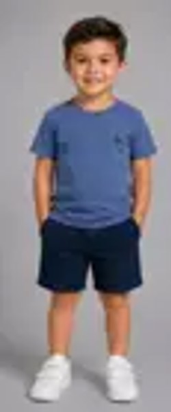 Camiseta Peacock Confort - Azurro