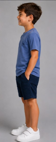 Camiseta Peacock Confort - Azurro