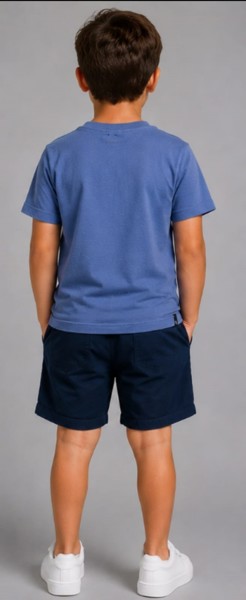 Camiseta Peacock Confort - Azurro