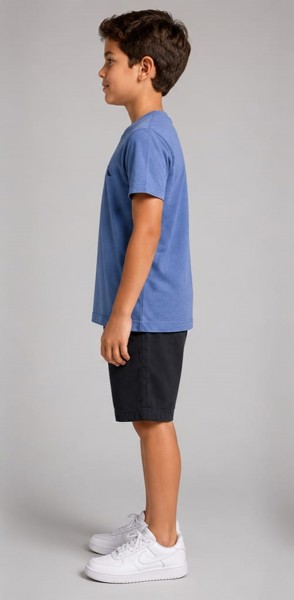 Camiseta Peacock Confort - Azurro