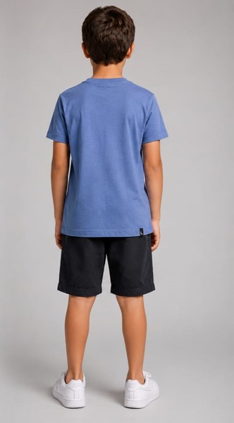 Camiseta Peacock Confort - Azurro