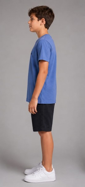Camiseta Peacock Confort - Azurro