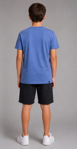Camiseta Peacock Confort - Azurro