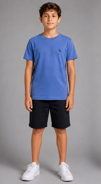 Camiseta Peacock Confort - Azurro