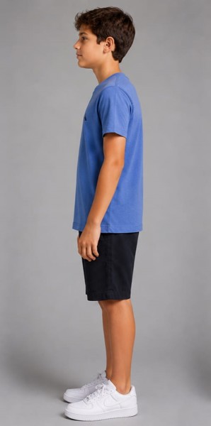 Camiseta Peacock Confort - Azurro