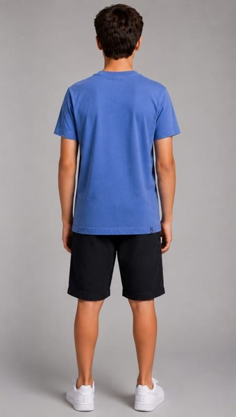 Camiseta Peacock Confort - Azurro