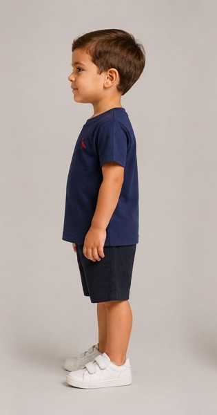 Camiseta Peacock Infantil Marinho