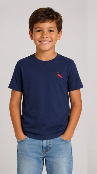 Camiseta Peacock Infantil Marinho