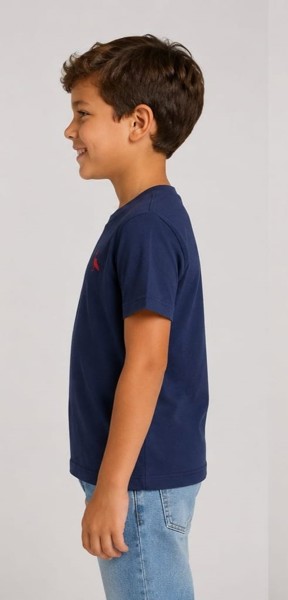 Camiseta Peacock Infantil Marinho