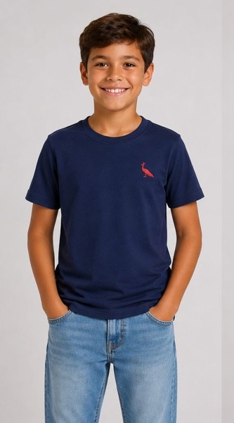 Camiseta Peacock Infantil Marinho