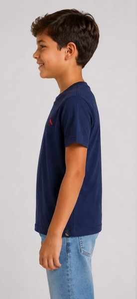 Camiseta Peacock Infantil Marinho
