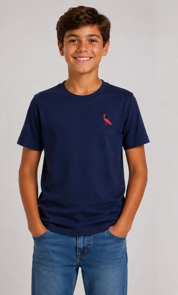 Camiseta Peacock Infantil Marinho