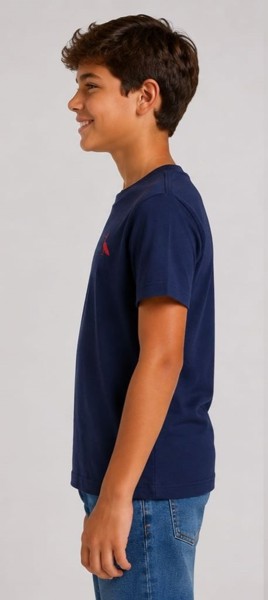 Camiseta Peacock Infantil Marinho