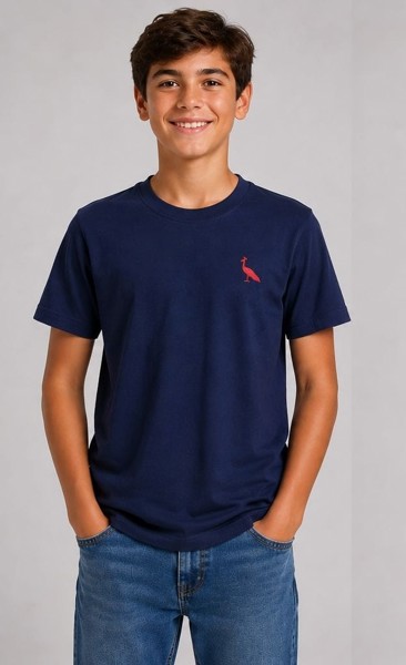 Camiseta Peacock Infantil Marinho