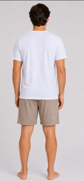 Pijama Peacock Branco M/C