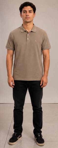 Polo Peacock Cotton Prime Caqui
