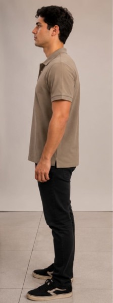 Polo Peacock Cotton Prime Caqui