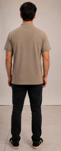 Polo Peacock Cotton Prime Caqui