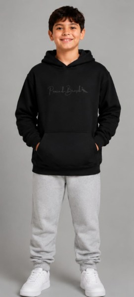 Moletom com Capuz Peacock Infantil Preto