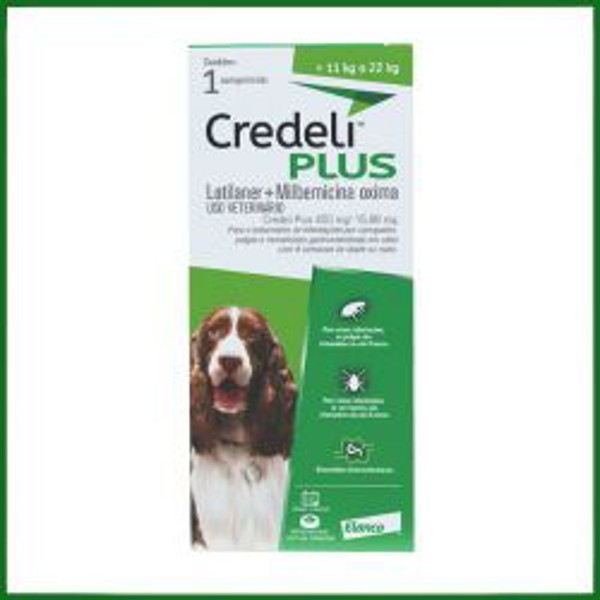 CREDELI PLUS 450/16.88MG - 11 A 22KG (CX C/ 1 COMP.)