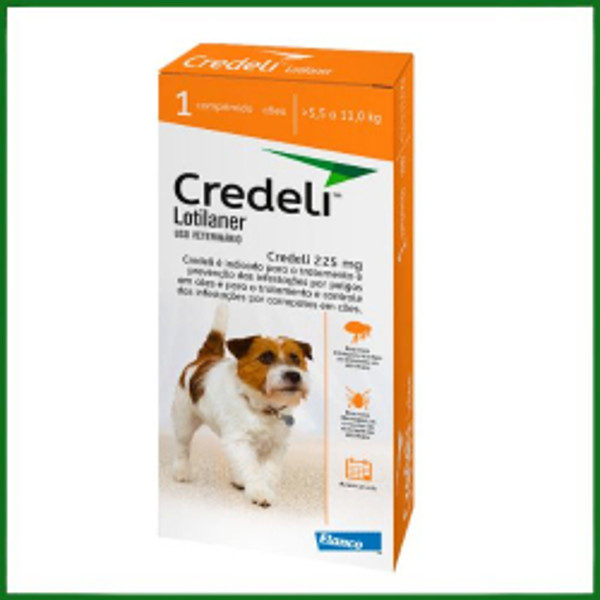 CREDELI TAB 225 MG - 5,5 a 11,0KG (CX C/ 1 COMP.)