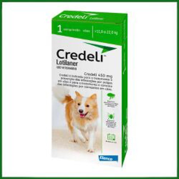 CREDELI 450MG - 11,0 A 22,0KG CX C/ 1 COMPRIMIDO