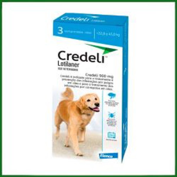 CREDELI 900MG - 22,0 A 45,0 KG - CX  C/ 3 COMPRIMIDOS