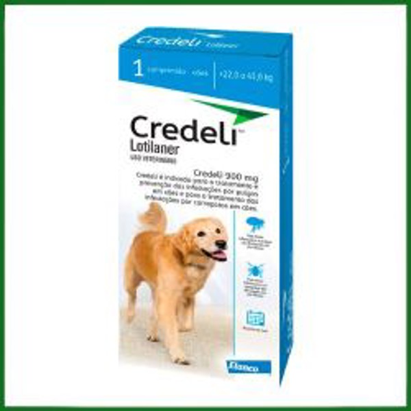 CREDELI TAB 900MG - 22,0 A 45,0KG (CX C/ 1 COMP.)