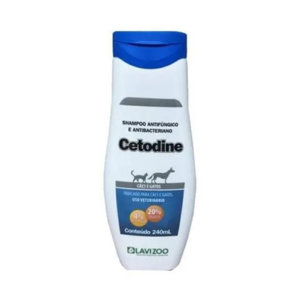 SHAMPOO CETODINE LAVIZOO 240 ML.