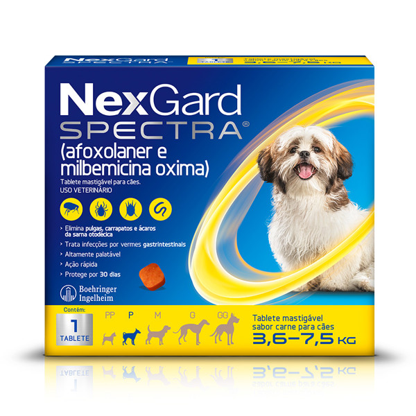 NEXGARD SPECTRA P (3,6-7,5KG) 1 GR - VET