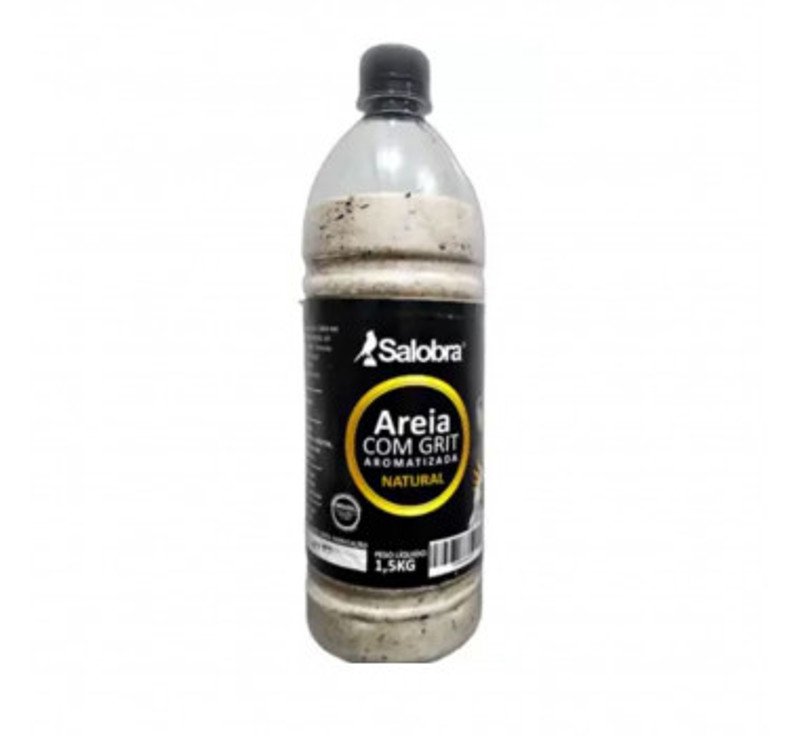 AREIA C/ GRIT AROMATIZADA  - SALOBRA 1,5KG