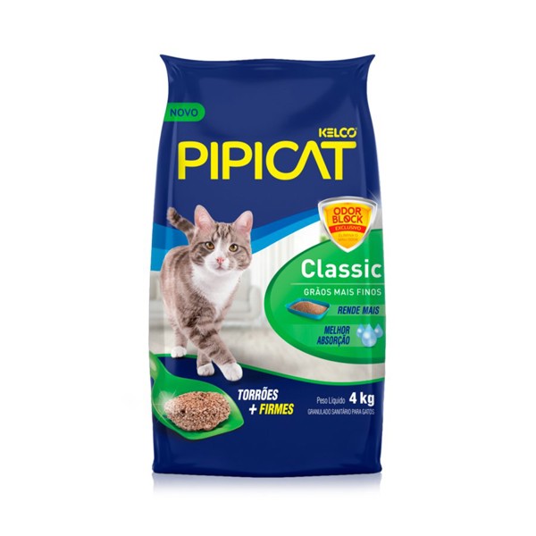 AREIA GATO PIPICAT CLASSIC 20KG